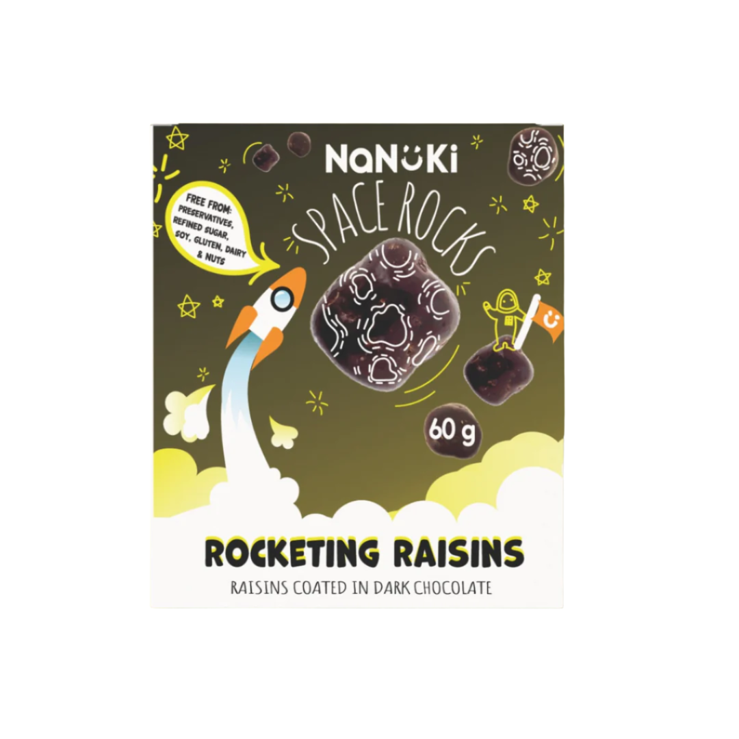 Raisin Rocks Space Rocks Rocketing Raisins Healthy SnacksJuicy sweet raisins coated ...